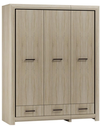 Szafa trzydrzwiowa z szufladami 150cm aristan GSAM 26