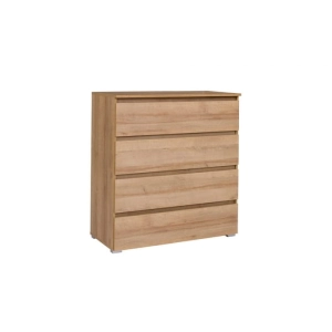 Komoda wąska MEXO z szufladami 4S dąb riviera 45 cm