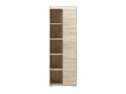 Regał  z drzwiami MAVERICK 1D dąb sonoma jasna 69 cm