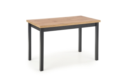 Industrialny stół loftowy dąb wotan czarny 120cm COBALT