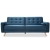 sofa-na-nóżkach-do-spania-granatowa-222cm