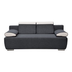 Kanapa rozkładana RNLON z funkcją spania grafitowa 200x72 cm