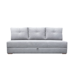 Sofa rozkładana z funkcją spania RPDA jasny popiel 203x99 cm