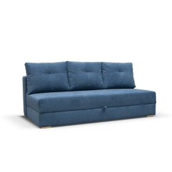 Sofa rozkładana z funkcją spania RPDA niebieski 203x99 cm